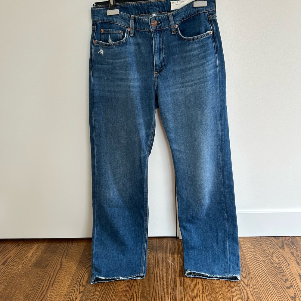 Rag & Bone Dre Low-Rise Slim Boyfriend - size 26